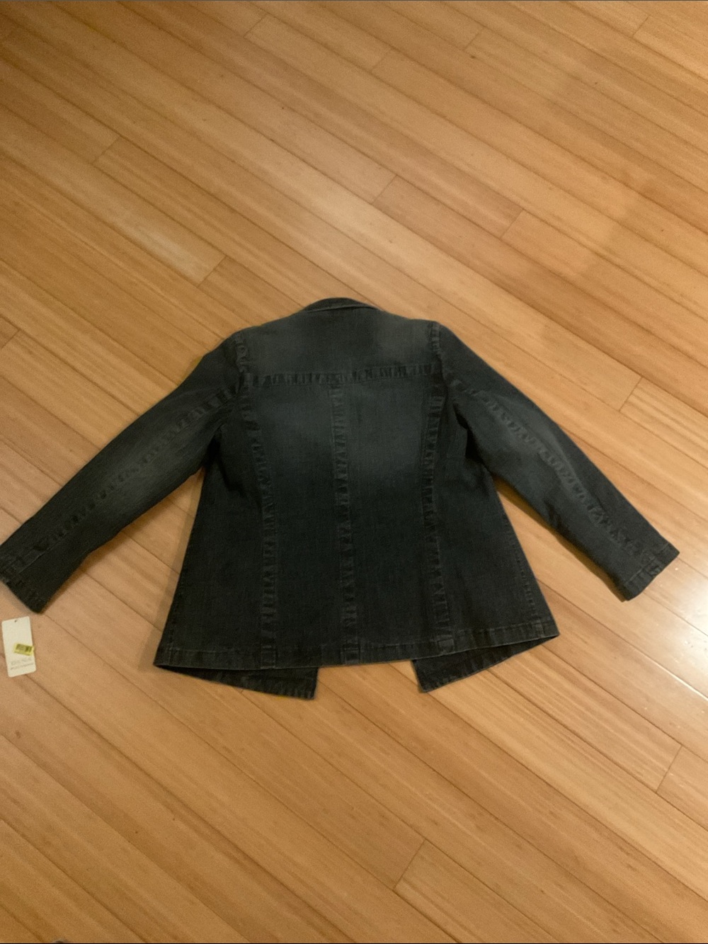 Dana Buchman Dark Blue Denim Jacket Blazer - Picture 4 of 5